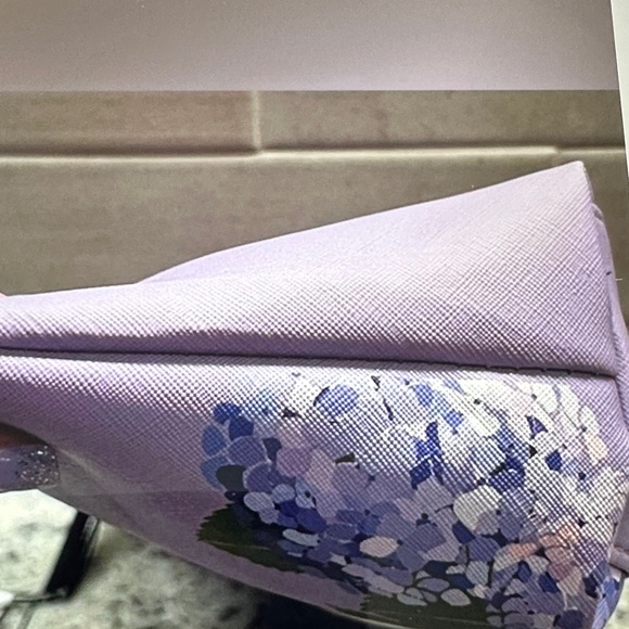 Marc Tetro Lavender Dog Print Travel Pouch - Picture 7 of 9